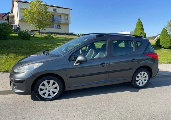 Peugeot 207 cena 10800 przebieg: 166800, rok produkcji 2008 z Dobczyce małe 232